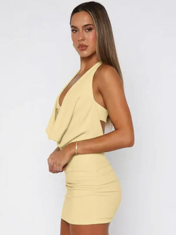 Robe d'été sexy ajourée pour les fêtes