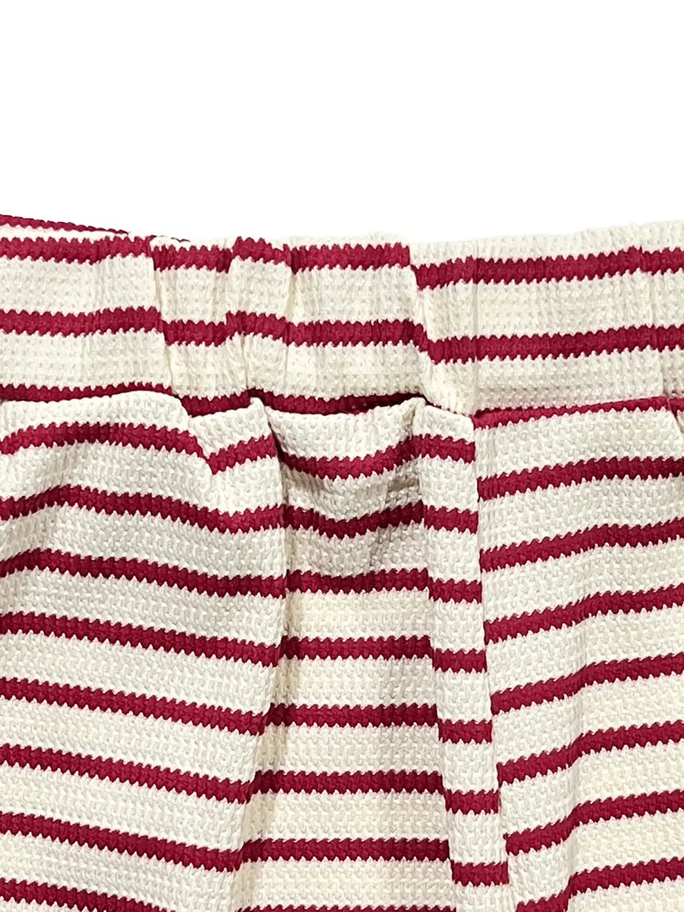 Set med randig tubtop och byxor med vida ben för damer