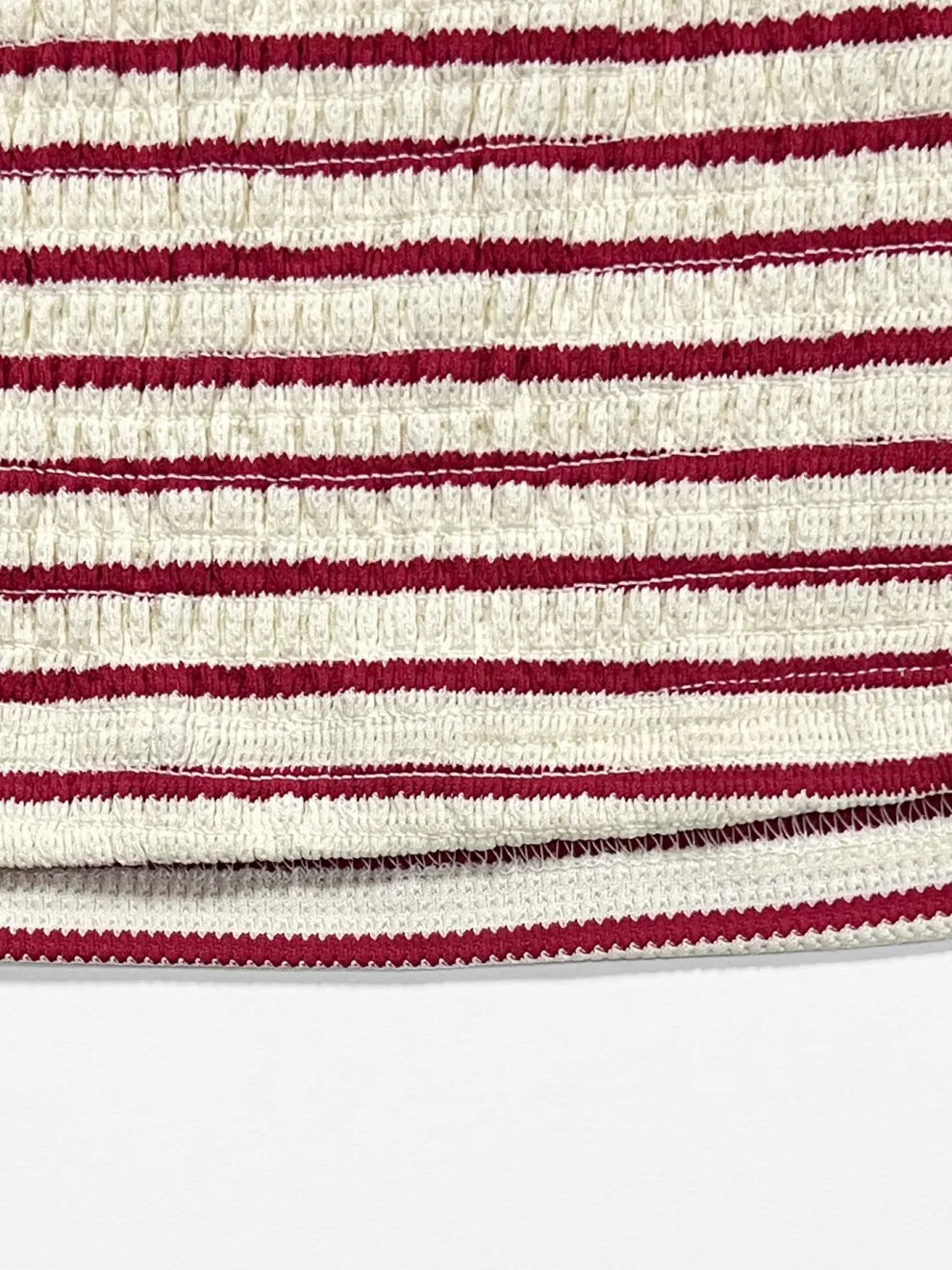 Set med randig tubtop och byxor med vida ben för damer