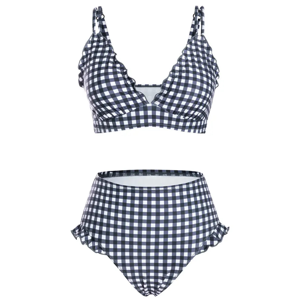 Hanna Nikole – bikinisets för damer med hög midja