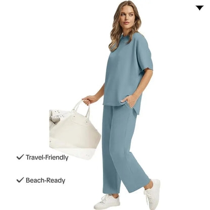 Ensemble deux pièces ample pour femme