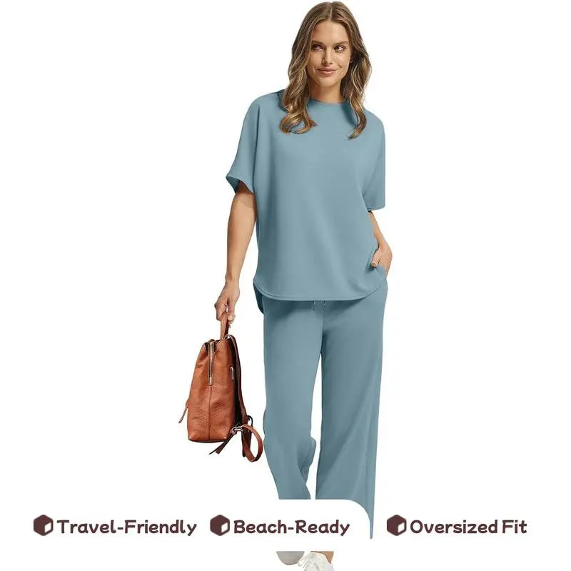 Ensemble deux pièces ample pour femme