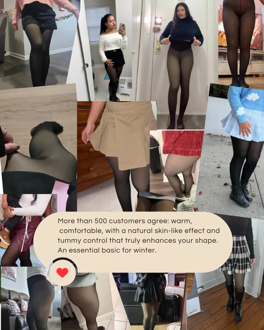 Leggings med värmeformande och utjämnande effekt