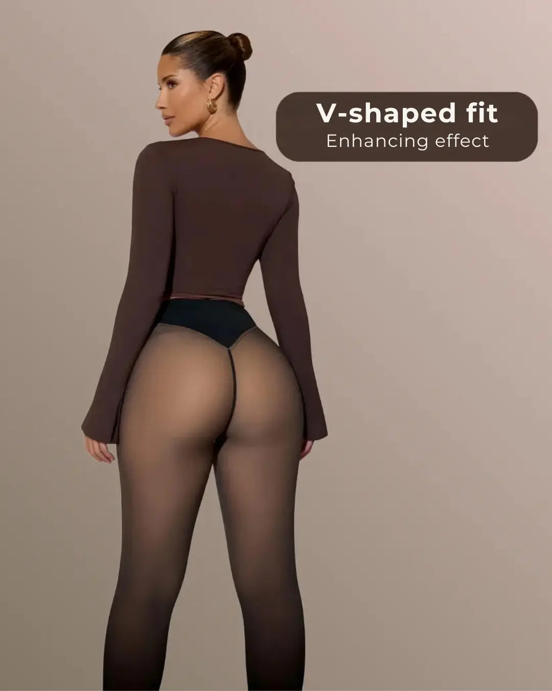 Leggings med värmeformande och utjämnande effekt