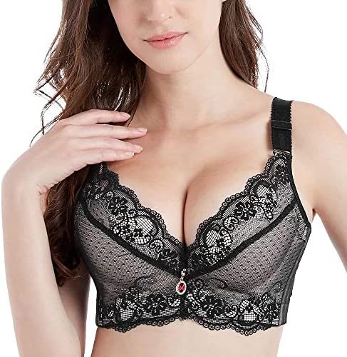 Soutien-gorge push-up à armatures en dentelle pour femme