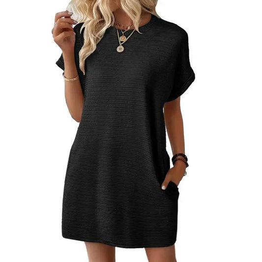 Women's Casual Loose Mini Beach Dress