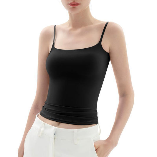 Women's Square Neck Spaghetti Strap Tank