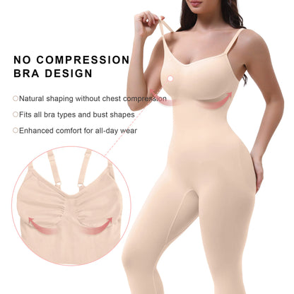 Combinaison-legging de compression sans coutures 3-en-1 pour tout le corps