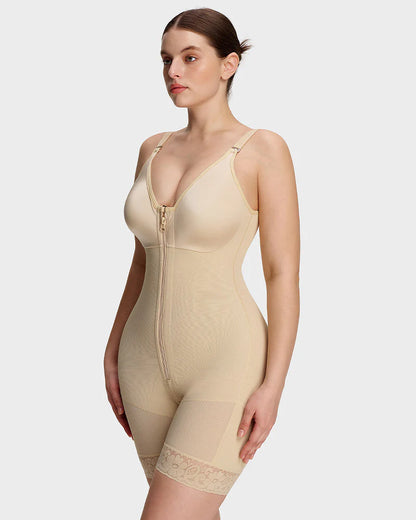 Gaine amincissante et rehaussante avec fermeture éclair à l'entrejambe