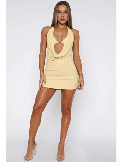 Robe d'été sexy ajourée pour les fêtes